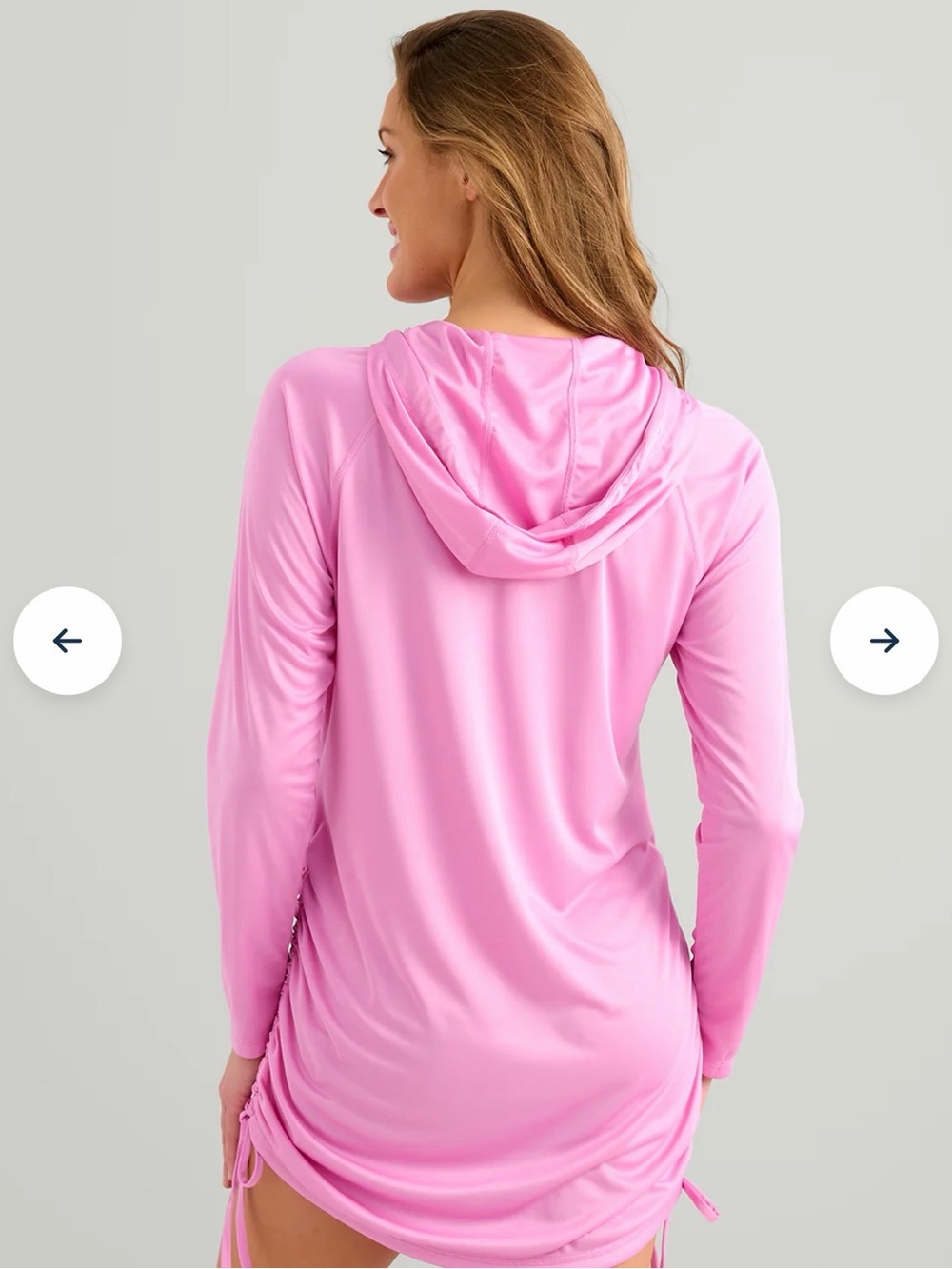 Pink Long Sleeve Tunic Top - Picture 3 of 3